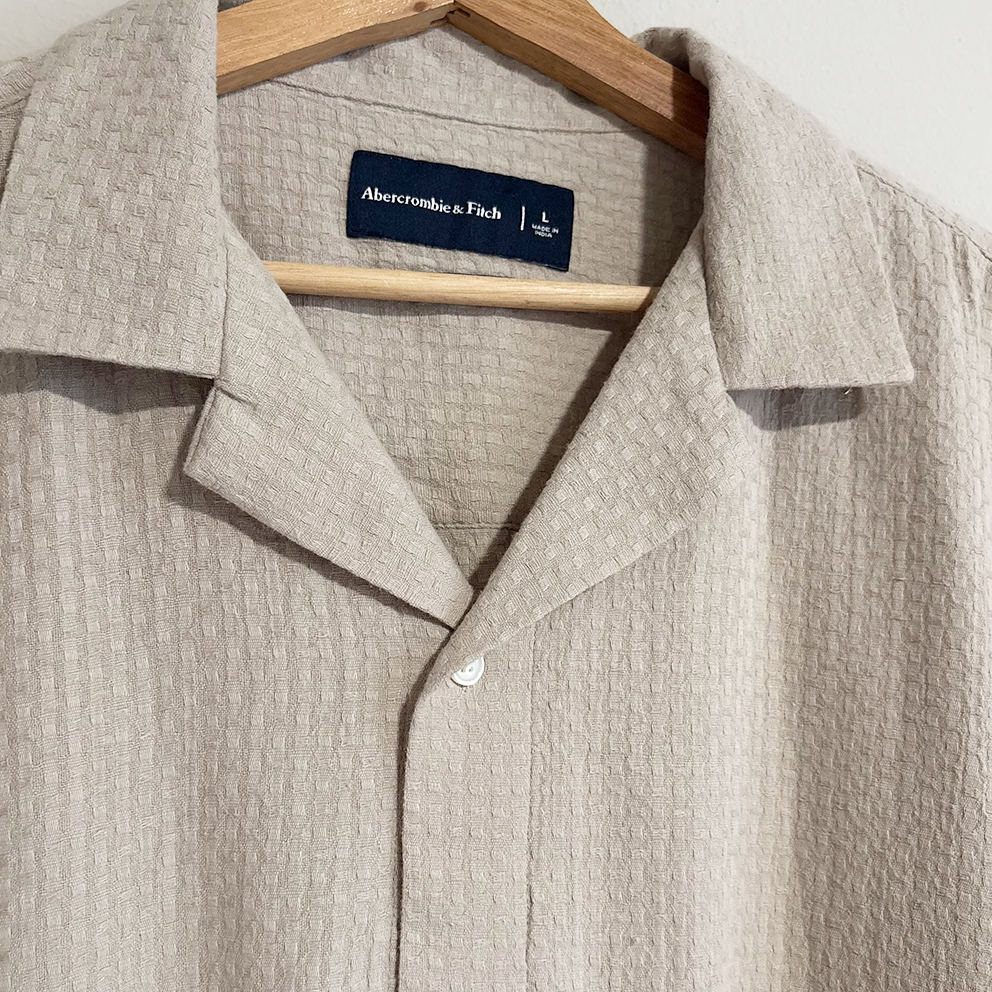 Abercrombie & Fitch Camisa Beige (L)