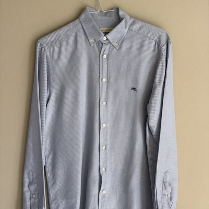 ETRO MILANO Camisa Rayas Azul