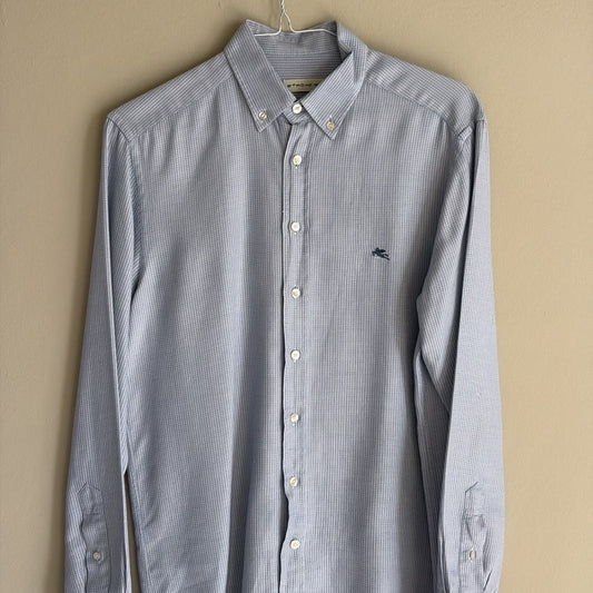 ETRO MILANO Camisa Rayas Azul