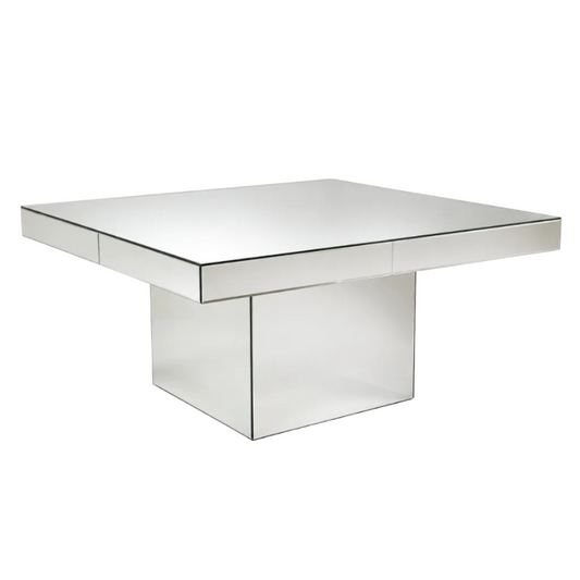 Mesa de Comedor Cuadrada Tipo Espejo (8 plazas)