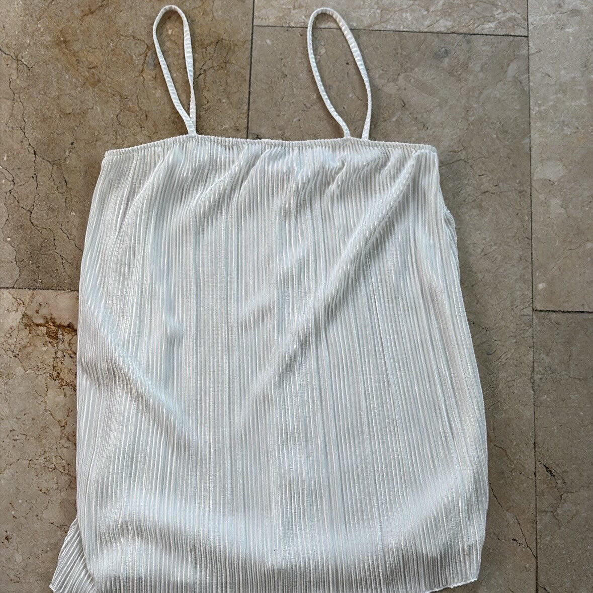 Valentina Blusa Blanca Shimmery
