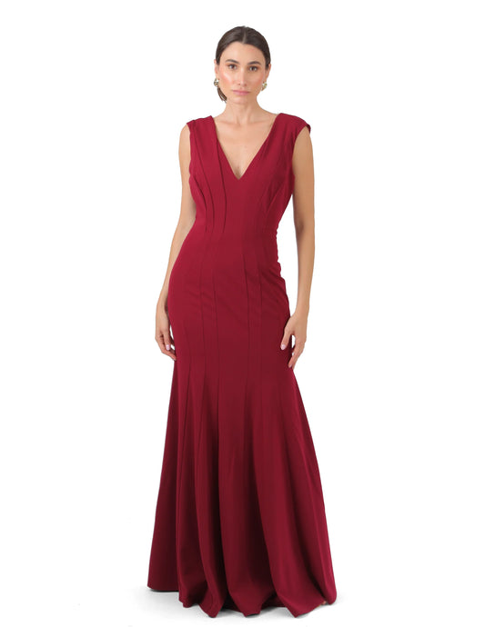Betsey & Adam Vestido Rojo
