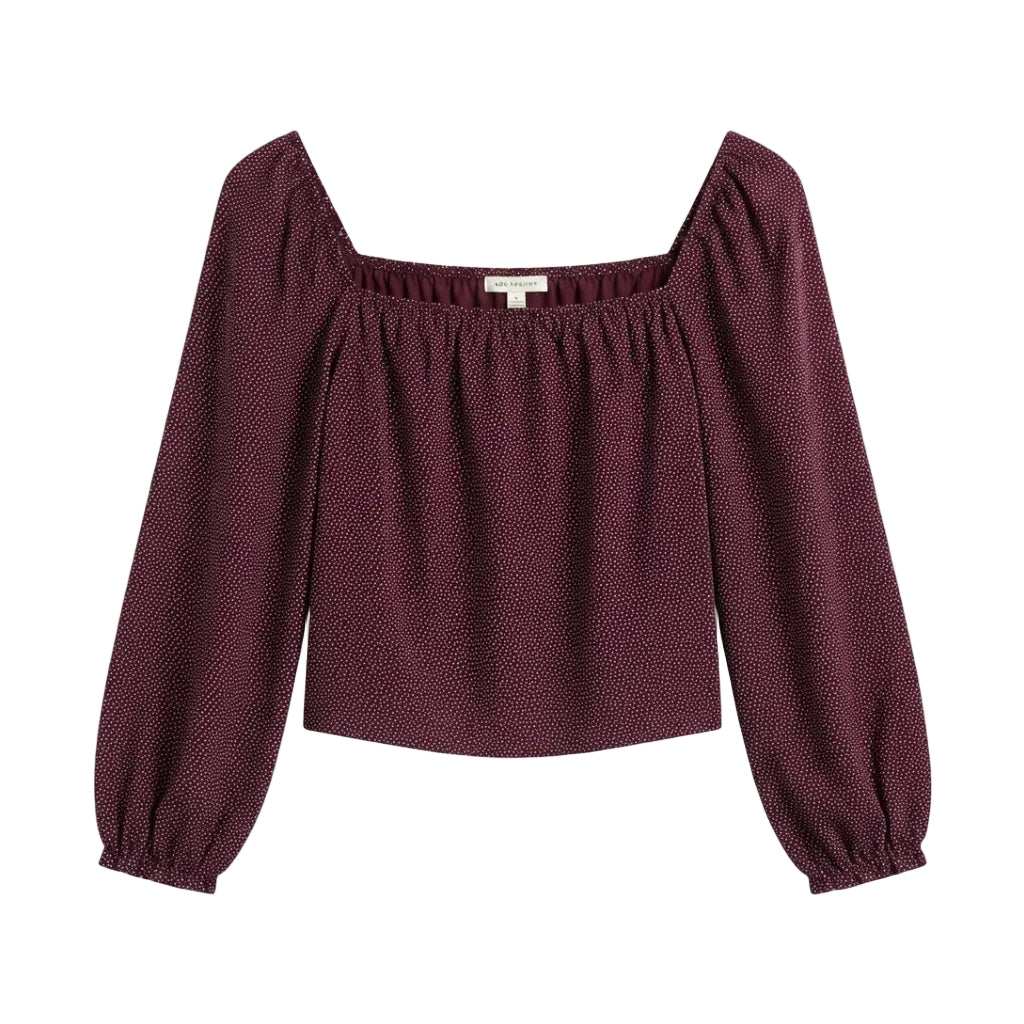 Abercrombie & Fitch Top Burgundy