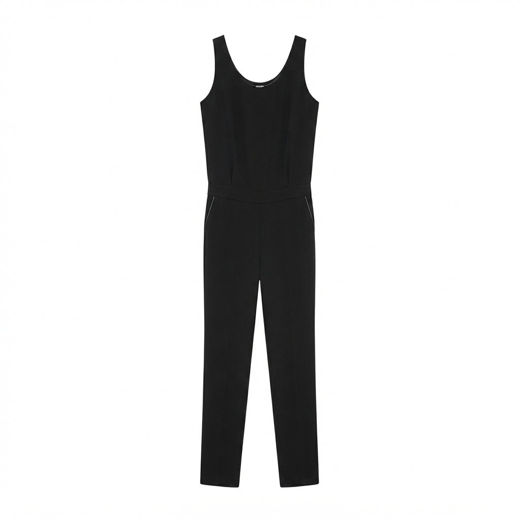 Stradivarius Jumpsuit Negro