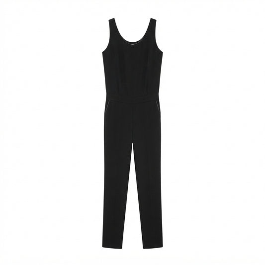 Stradivarius Jumpsuit Negro