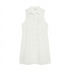 Stradivarius Vestido Lace Blanco