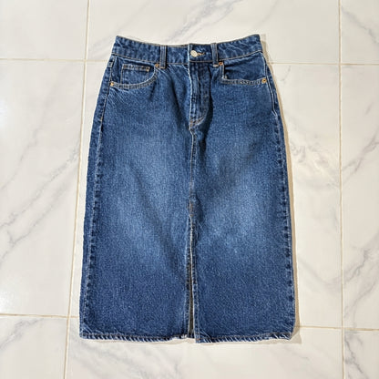 H&M Falda Denim Midi