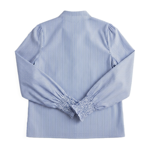 SHEIN Blusa de Rayas Manga Larga