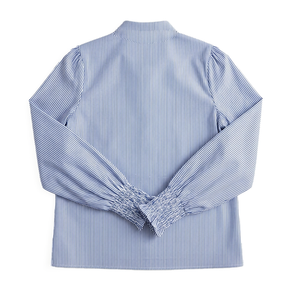 SHEIN Blusa de Rayas Manga Larga