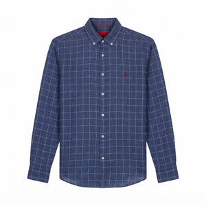 Carolina Herrera LINO Camisa de Cuadros