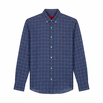 Carolina Herrera LINO Camisa de Cuadros