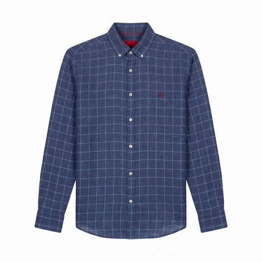 Carolina Herrera LINO Camisa de Cuadros