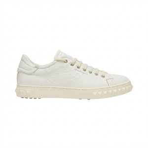 Salvatore Ferragamo Cube Eco Deerskin Distressed Sneaker