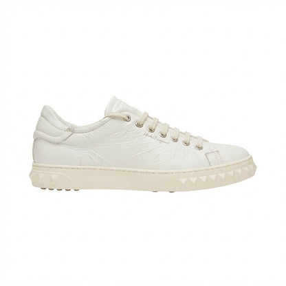 Salvatore Ferragamo Cube Eco Deerskin Distressed Sneaker