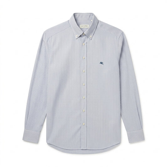 ETRO MILANO Camisa Rayas Azul