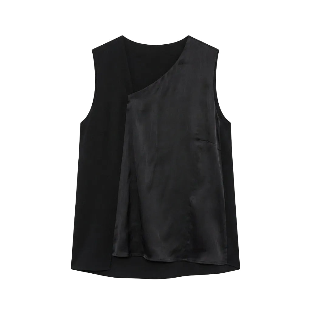 Zara Top Negro Suelto