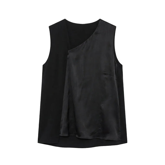 Zara Top Negro Suelto