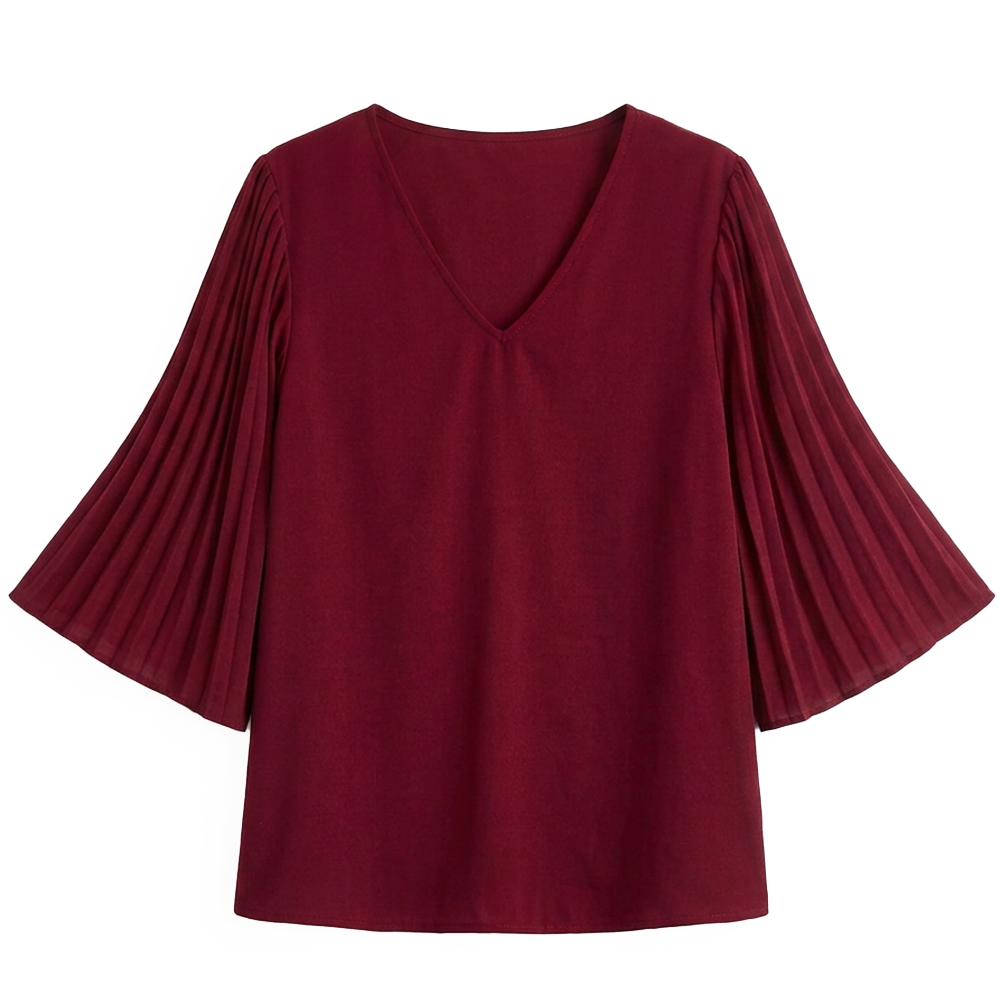 SHEIN Blusa Rojo Vino
