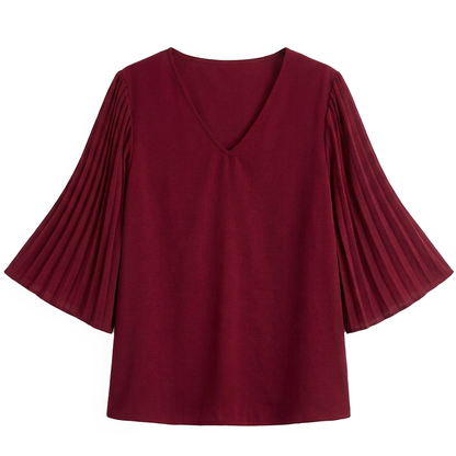 SHEIN Blusa Rojo Vino