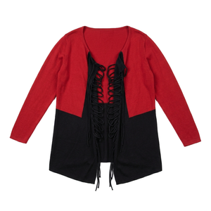 Abrigo Rojo Negro