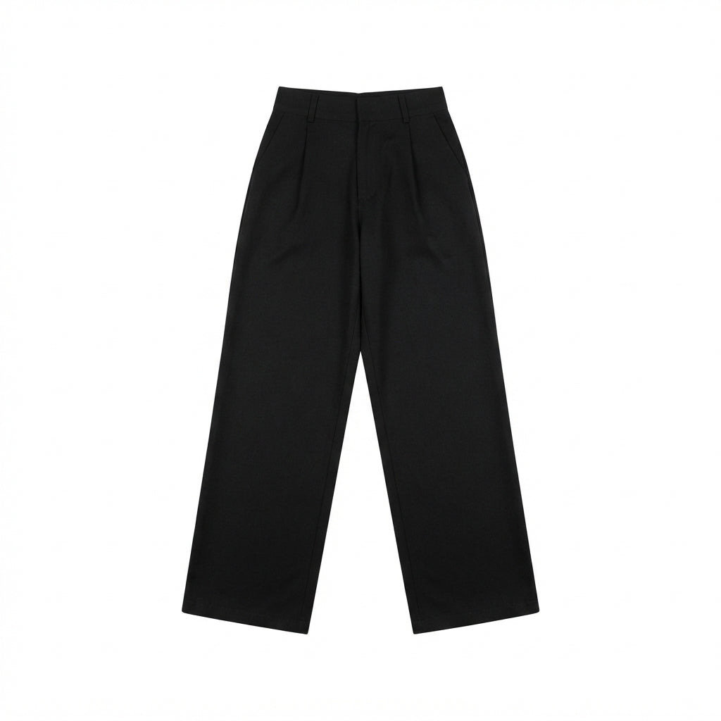 Pantalones High Waist Pleated