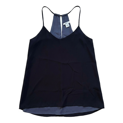 Bar III Blusa Tiritos Negra