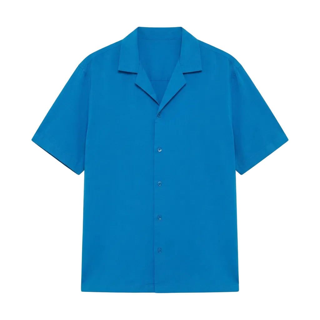 Zara Camisa Azul Rayon (XL)