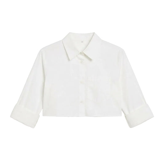 SHEIN Camisa Cropped