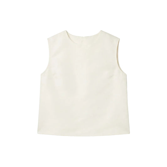 Blusa Beige Manga Corta