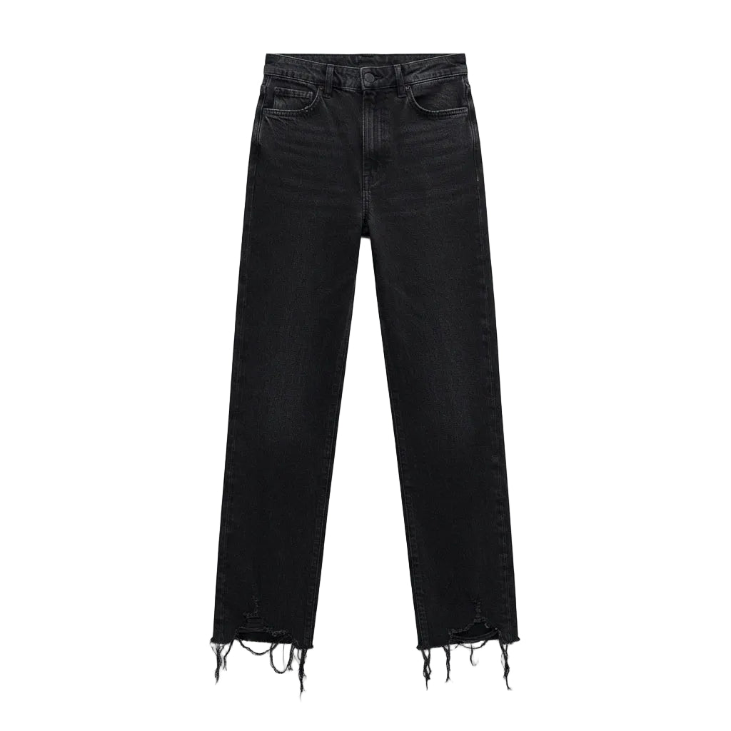 Zara Mom Jean Negro