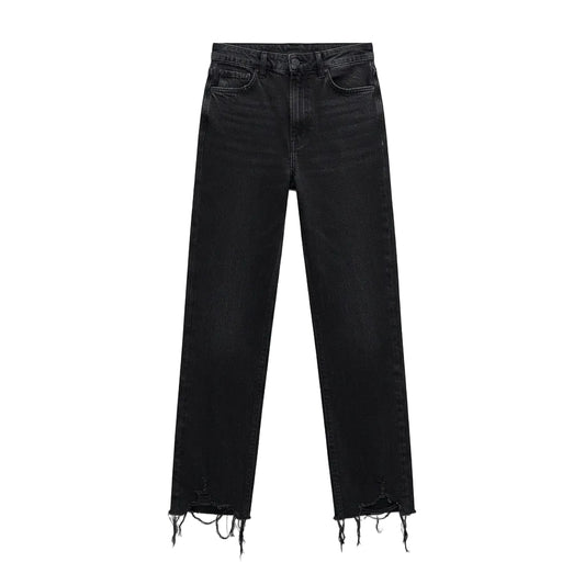 Zara Mom Jean Negro
