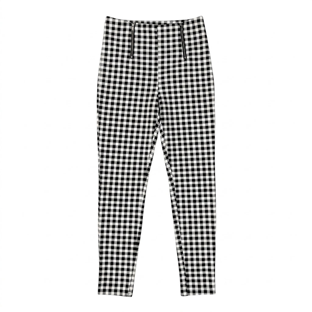SHEIN Pantalones Cuadros con Zippers