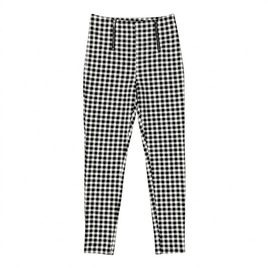 SHEIN Pantalones Cuadros con Zippers