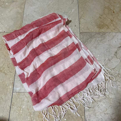 Pañoleta Rayas Rosa