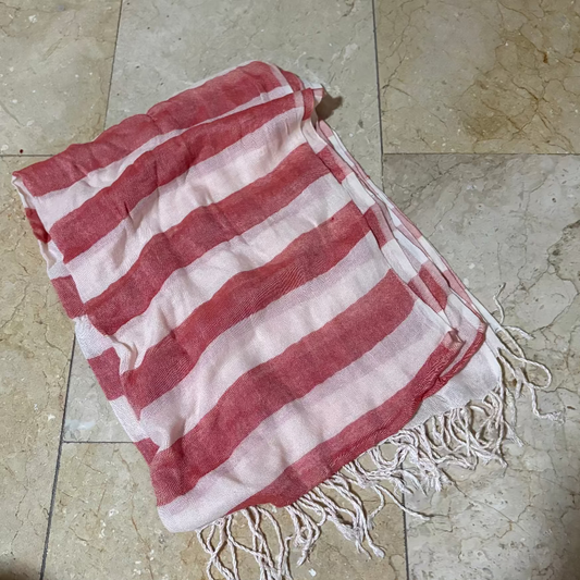 Pañoleta Rayas Rosa