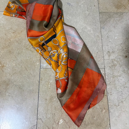 Pañoleta Satín Naranja