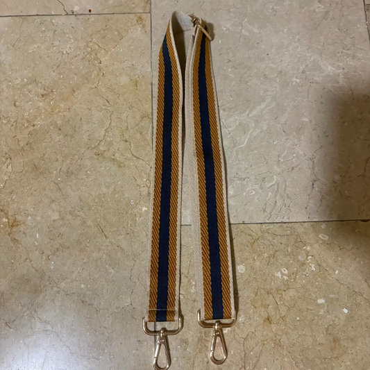 Bag Strap Mostaza/Azul