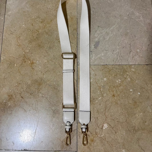 Calvin Klein Bag Strap Blanco/Dorado