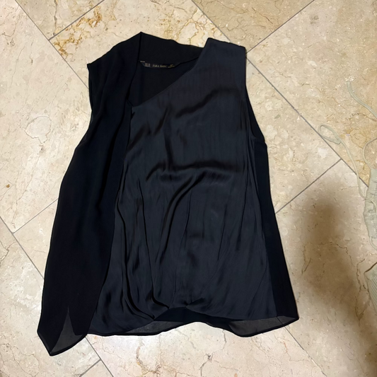 Zara Top Negro Suelto