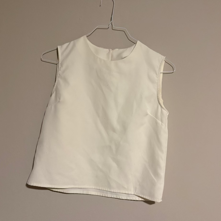 Blusa Beige Manga Corta