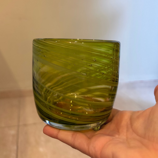 Vaso Decorativo Pequeño de Cristal