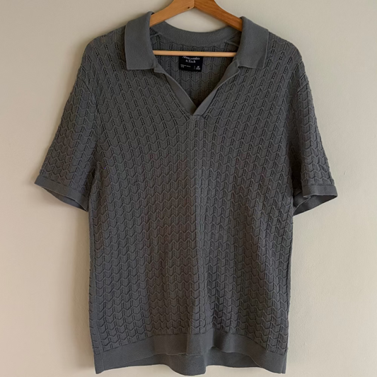 Abercrombie & Fitch Polo Texturizado (M)