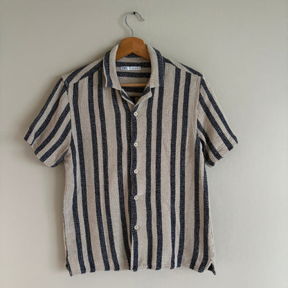 Zara Camisa Tejida de Rayas (S)