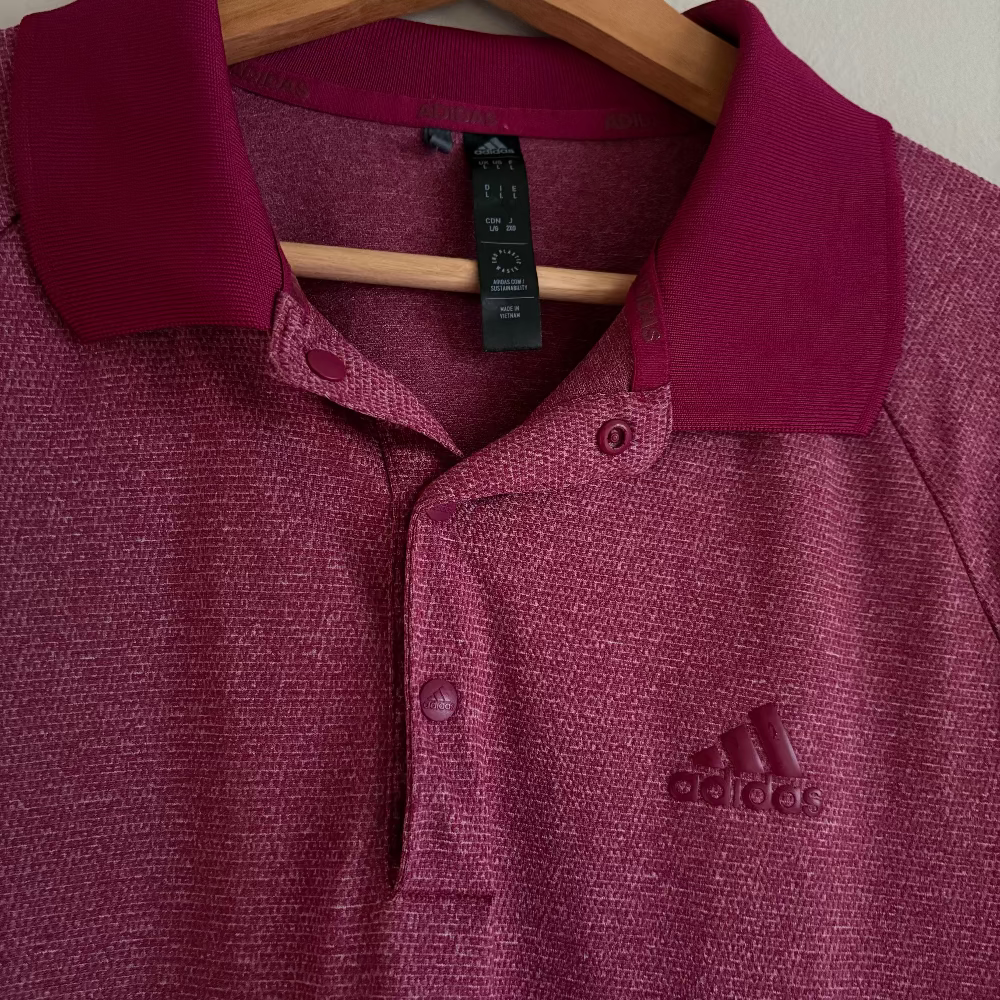Adidas Dry Fit Polo Burgundy (L)