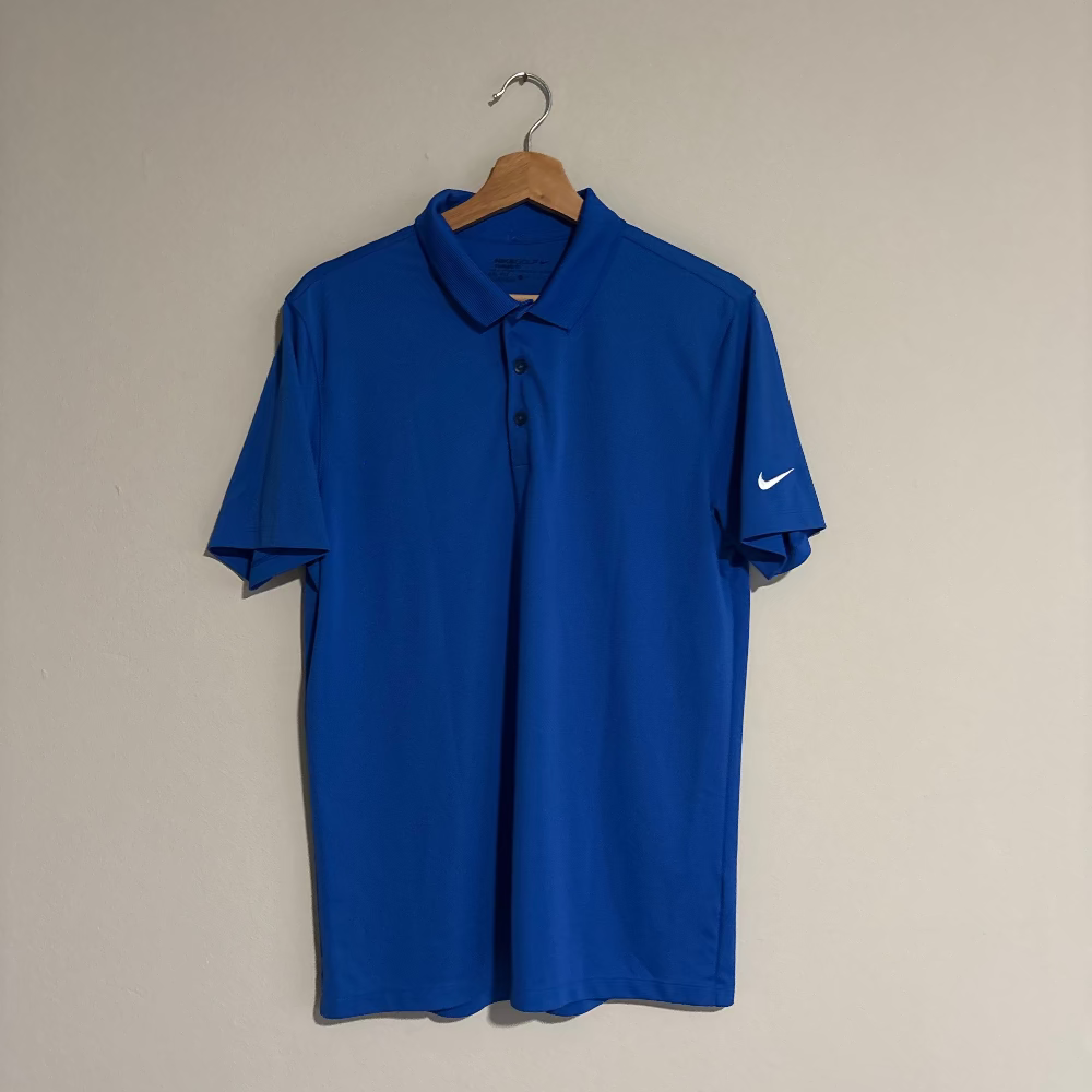 Nike Dri-Fit Polo Azul (M)