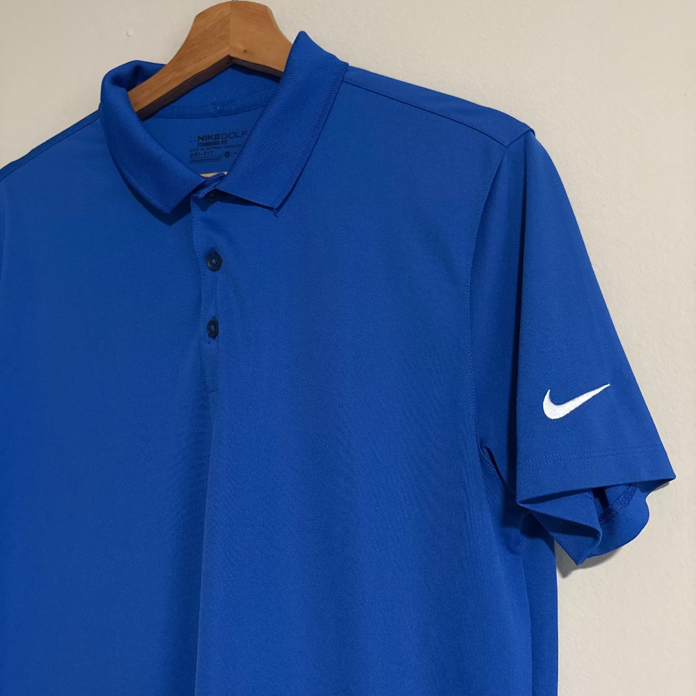 Nike Dri-Fit Polo Azul (M)