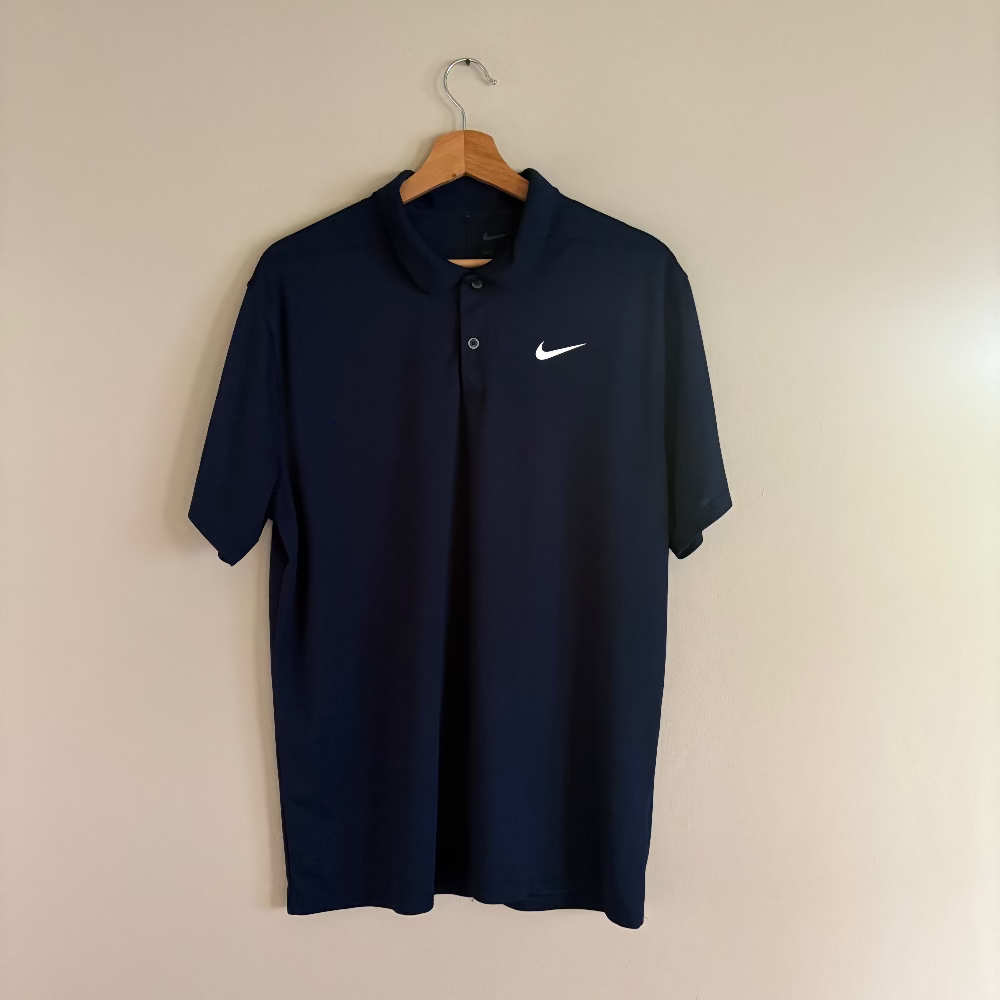 Nike Dri-Fit Polo Navy (L)