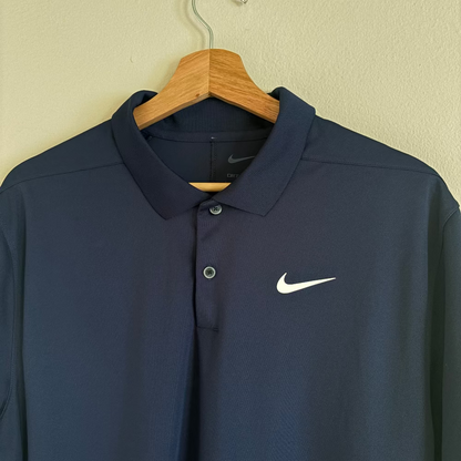 Nike Dri-Fit Polo Navy (L)