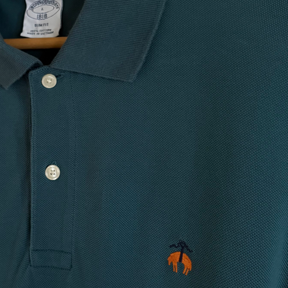 Polo Brooks Brothers Turquesa (L)