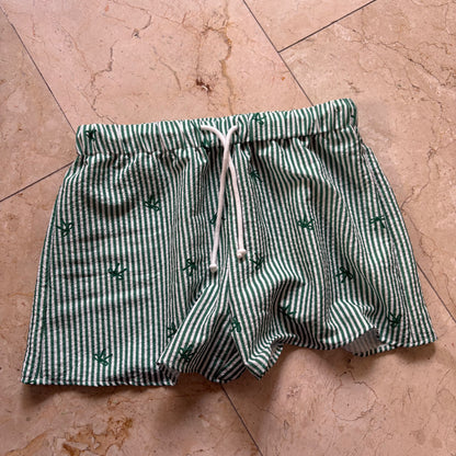 SHEIN Shorts Casuales Verdes (L)